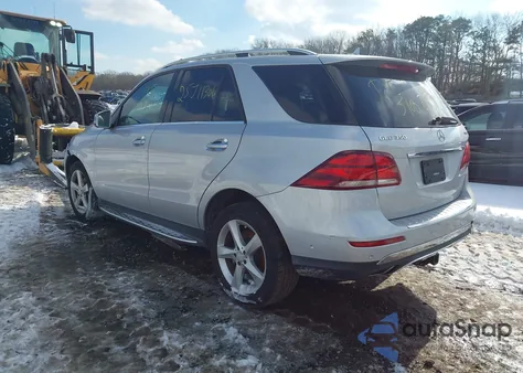 2017 Mercedes-Benz Gle 350 4Matic из США, поврежденный, VIN 4JGDA5HBXHA858613